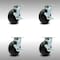 Service Caster 6 Inch SS Polyolefin Caster Set with Ball Bearings and Brake/Swivel Lock SCC SCC-SS30S620-POB-TLB-BSL-4 - alternate 1